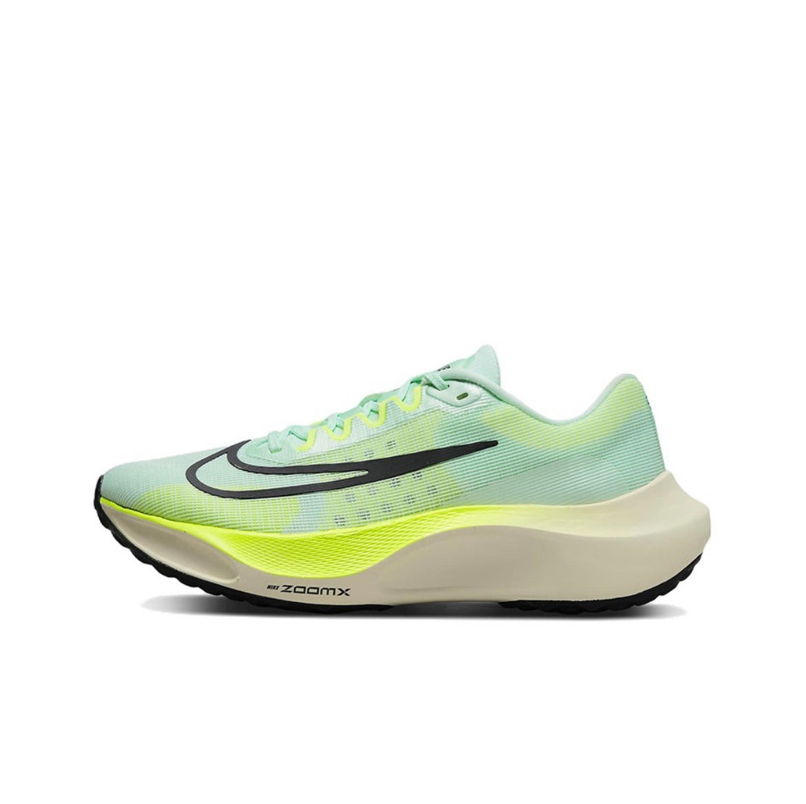 Nike Zoom Fly 5 Running Shoes, Mint Green and Volt, DM8968-300