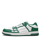 AIMIR Green and White Low-Top Sneakers FS003-344