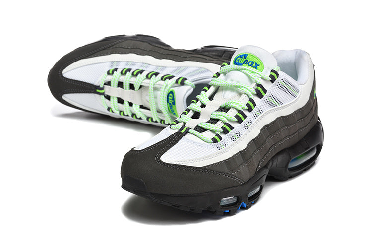 Nike Air Max 95 Sneakers White Charcoal Volt Blue