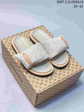 Louis Vuitton Pool Pillow Monogram Slide Sandals Ivory
