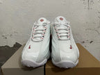 White and Red Athletic Sneakers