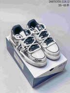 MLB Chunky Liner Low-Top Sneakers White Silver 3ASXCA12N