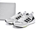 adidas UltraBoost 22 GX5573 White Black Zebra Running Shoes