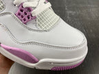 Jordan Air Jordan 4 Retro White and Pink Sneakers CT8527-116