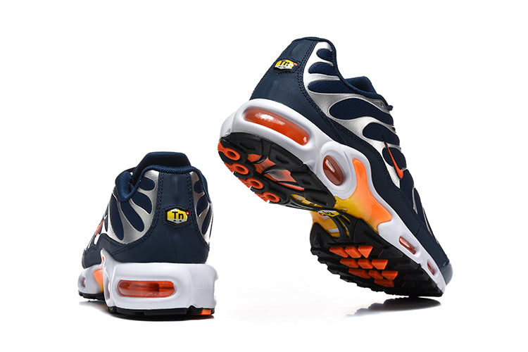 Nike Air Max Plus Sneakers Navy Silver Orange