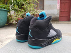 Jordan 5 Retro Black Taxi High-Top Sneakers