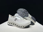 On Cloudsurfer Trail 2 Shoes in Gray and White