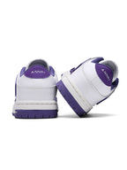 AIMIRI Low-Top Sneakers in White and Purple