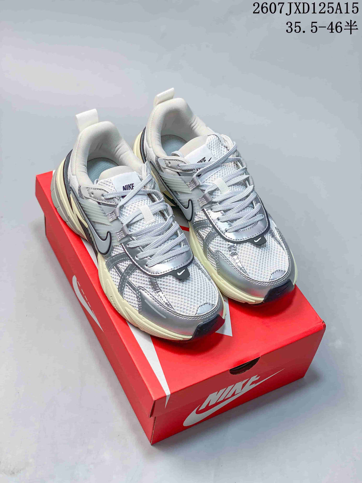 Nike V2K Run Women's Sneakers Silver White FD0736