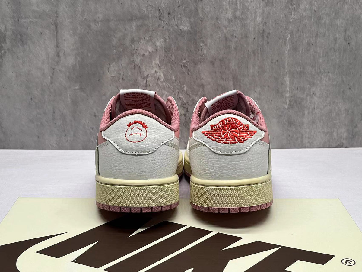 Nike Air Jordan 1 Low Travis Scott Pink Sneakers