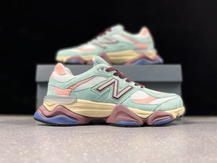 New Balance U9060GCA Sneakers in Mint Green and Pink