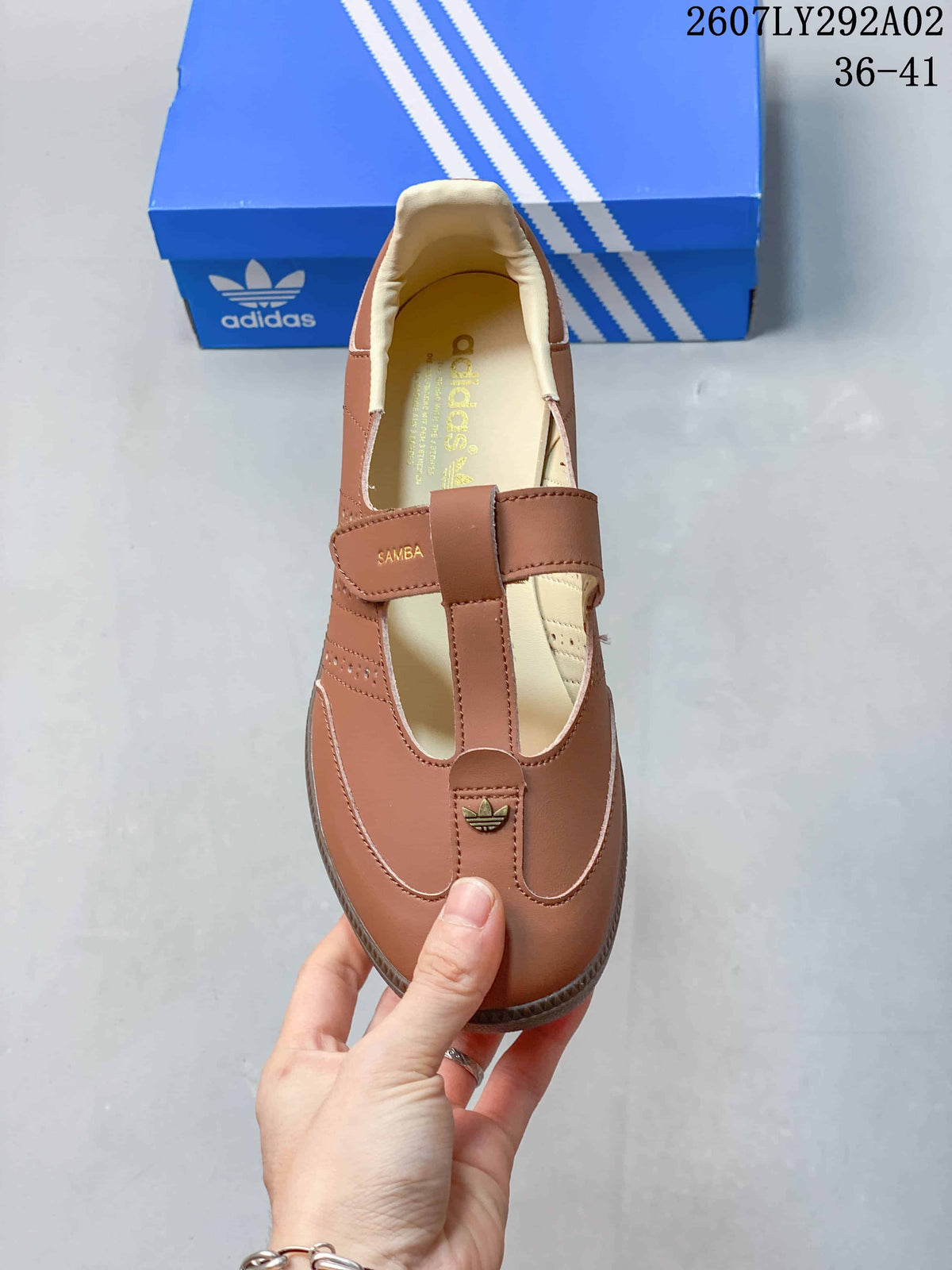 adidas Samba Jane Mary Jane Sneakers Brown 2607LY292A02