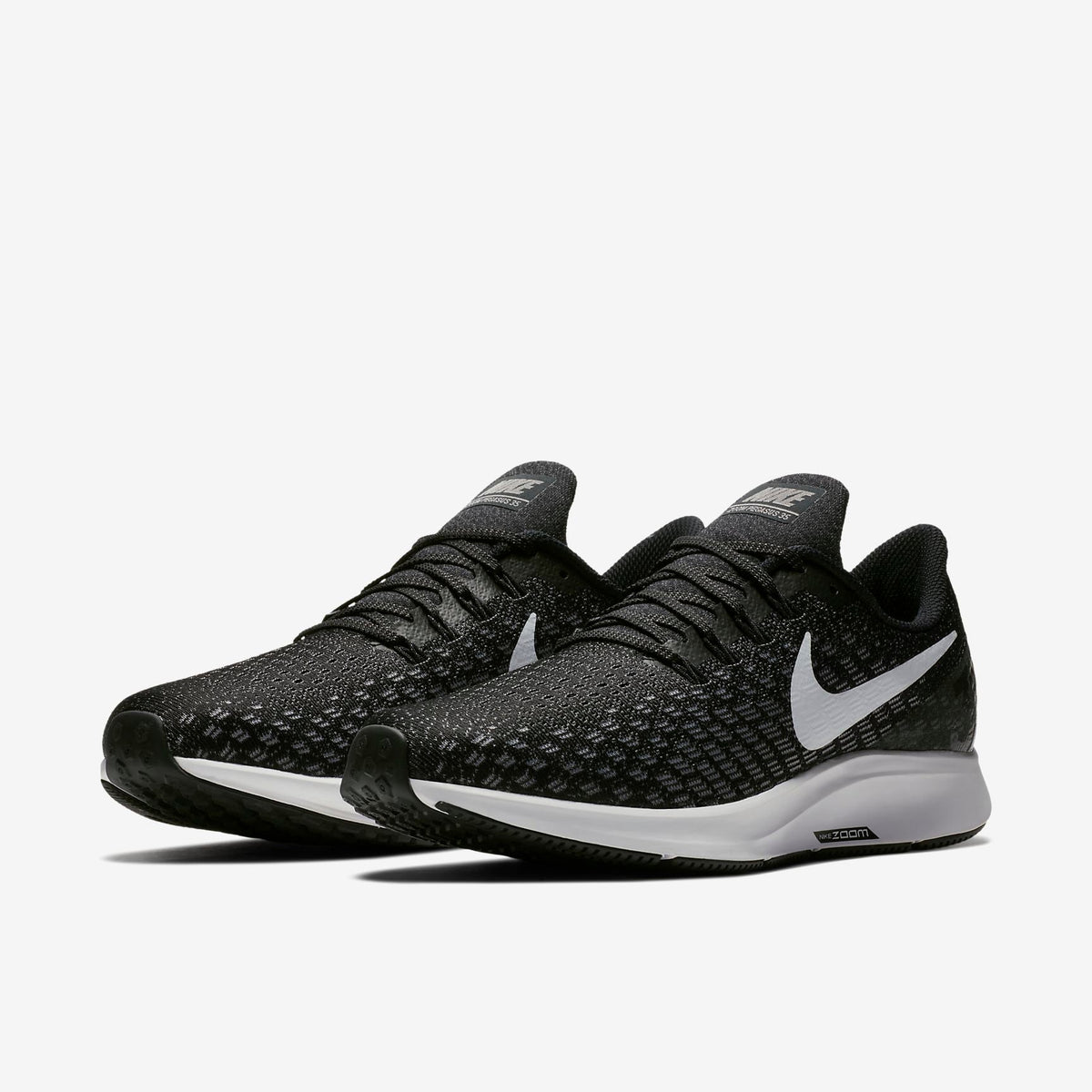 Nike Air Zoom Pegasus 35 Running Shoes Black White 942851-001