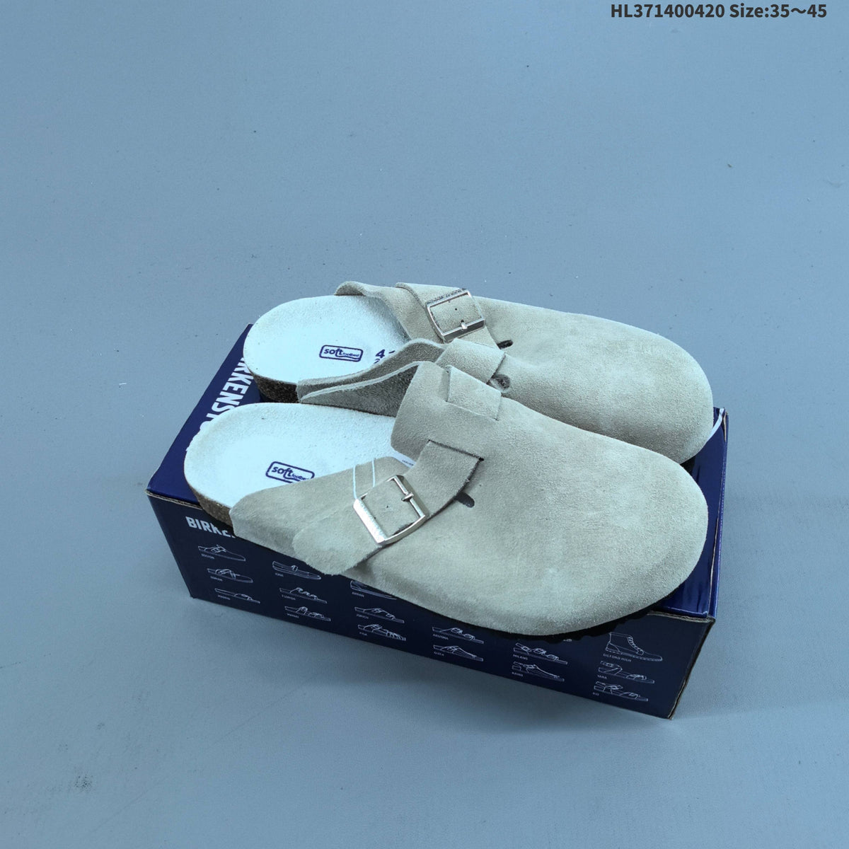 Birkenstock Boston VL Suede Clogs with Adjustable Buckle