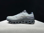 On Cloudmonster Running Shoes in Eclipse and Magnet