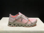 On Cloud X 4 AD Sneakers in Pink and Gray