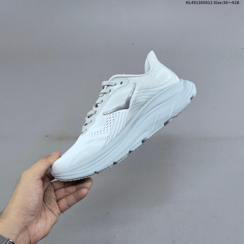HOKA Clifton 11 White Running Shoes