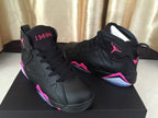 Jordan Air Jordan 7 Black and Pink High-Top Sneakers