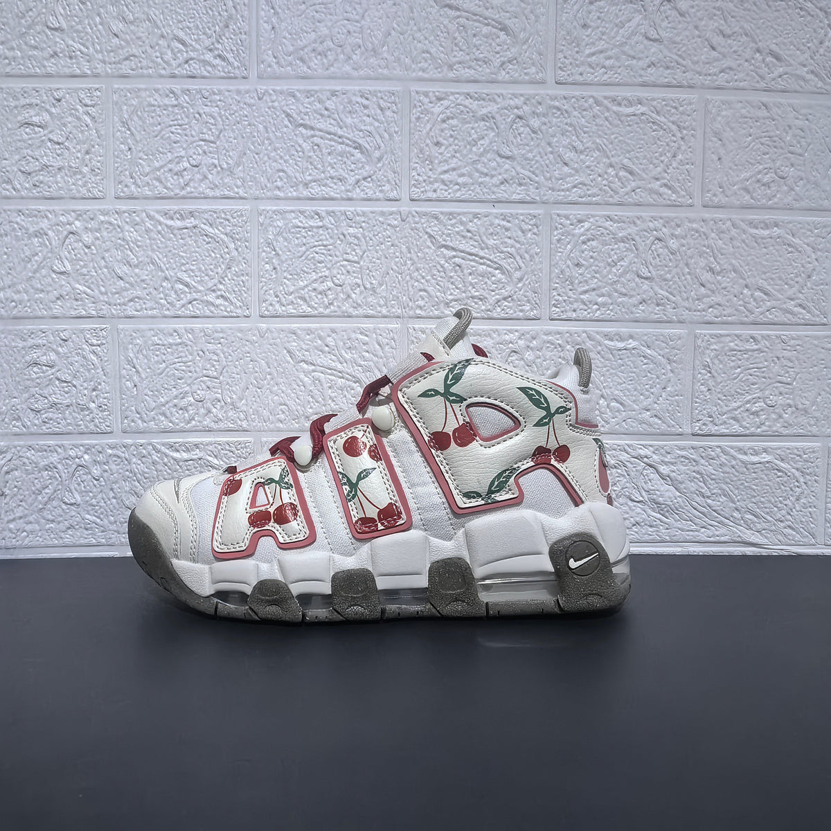 Nike Air More Uptempo Cherry Print Sneakers
