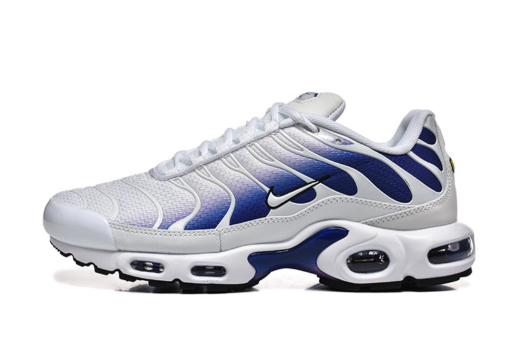 Nike Air Max Plus White and Blue Sneakers