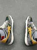 BAPE SK8 Sta Sneakers Gray Yellow 1H80-191-007