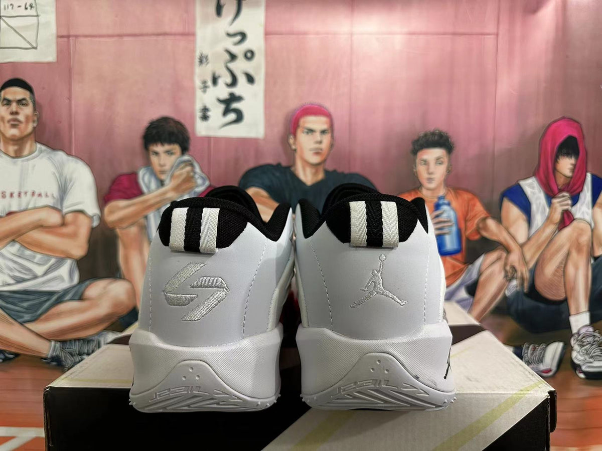 Jordan Luka 1 White Cement Basketball Shoes