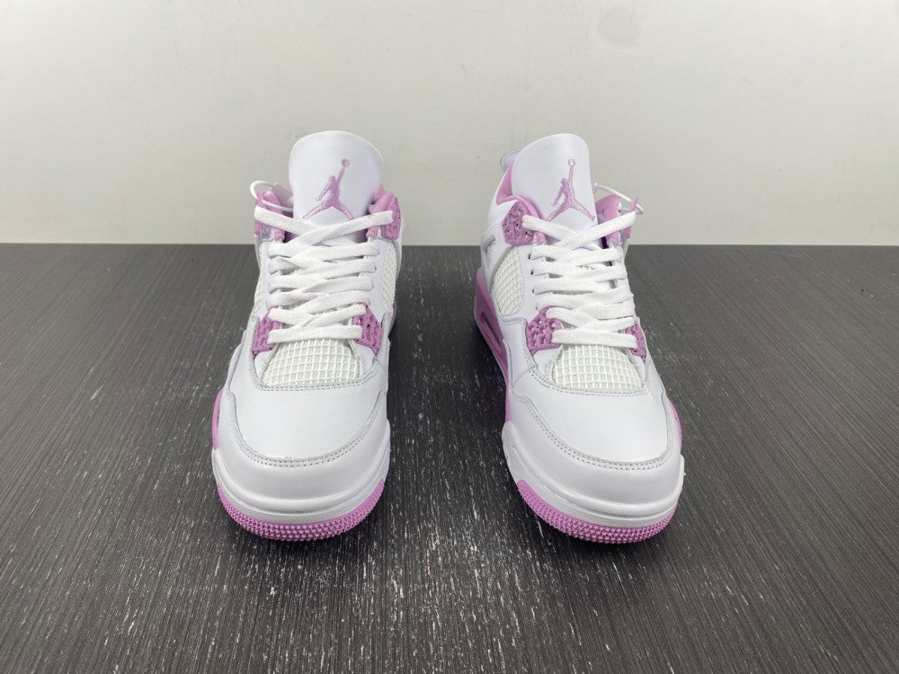 Jordan Air Jordan 4 Retro White and Pink Sneakers CT8527-116
