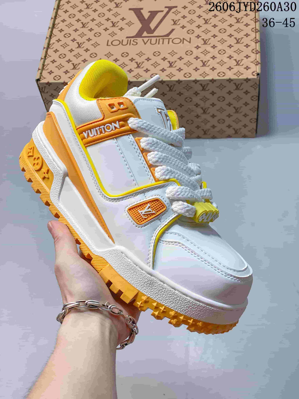 Louis Vuitton Trainer Maxi Low-Top Sneakers, Multicolor