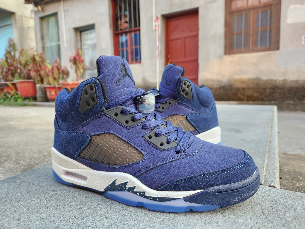 Air Jordan 5 Midnight Navy High-Top Sneakers