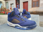 Air Jordan 5 Midnight Navy High-Top Sneakers
