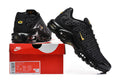 Nike Air Max Plus Black and Gold Sneakers