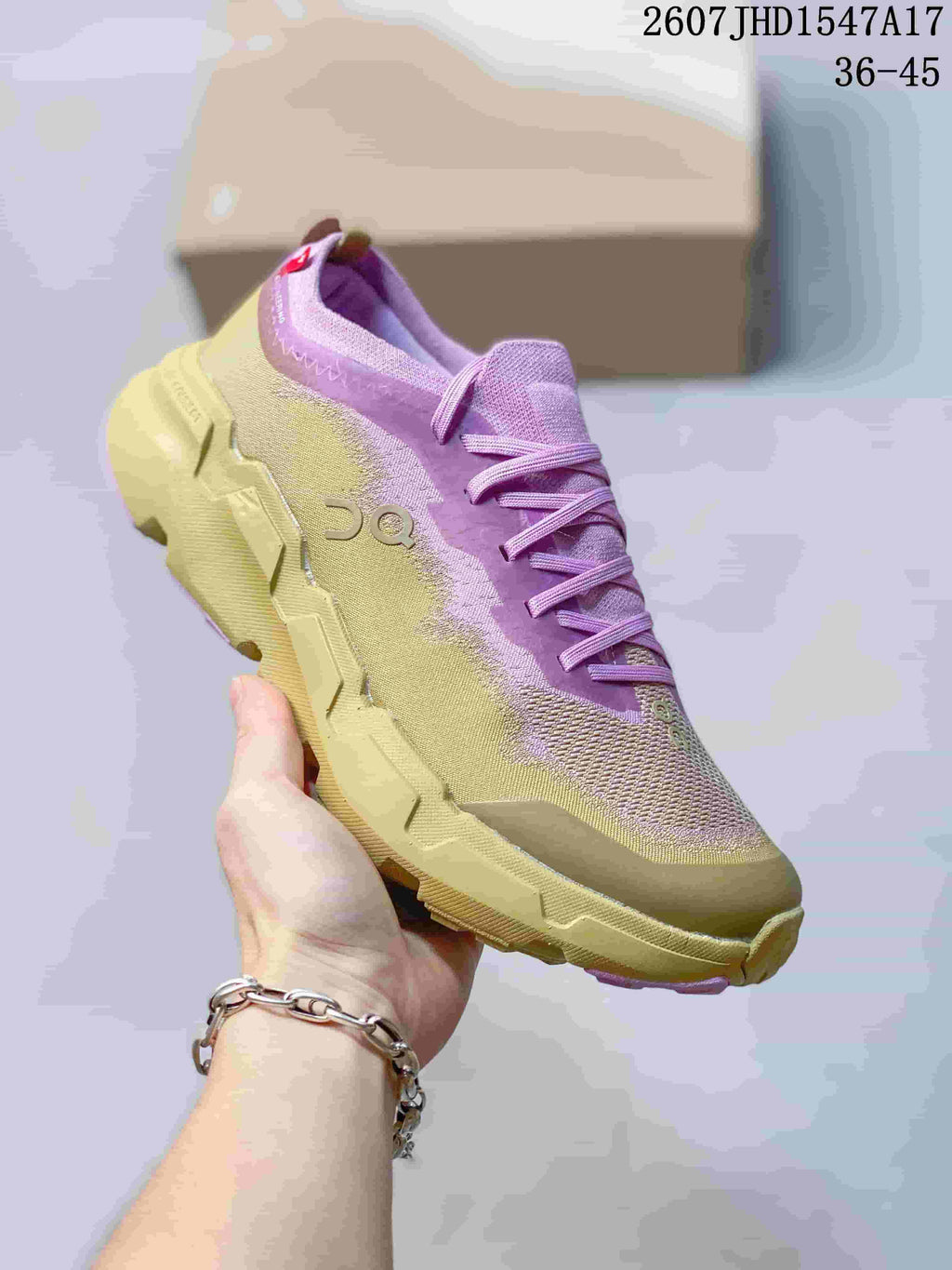On CloudSoma Sneakers in Pink and Yellow