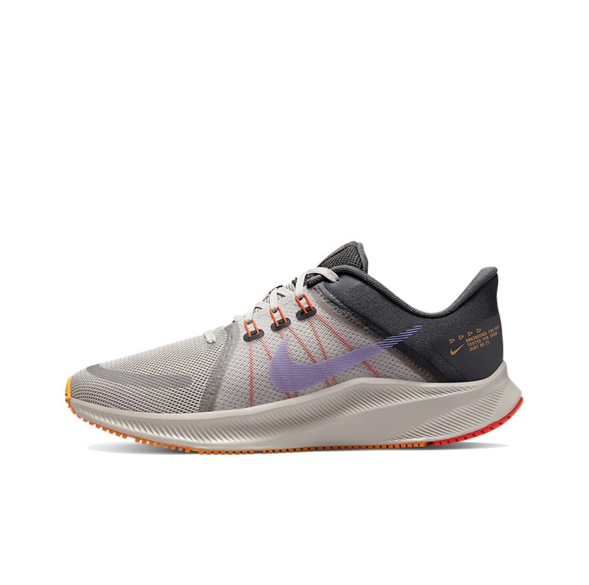 Nike Quest 4 Running Shoes Grey Black Purple DA1105-008