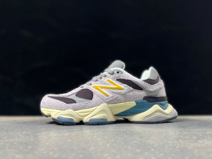 New Balance U9060SRA Sneakers in Grey and Yellow