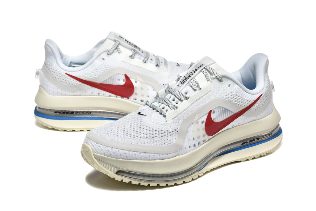 Nike Pegasus Premium White and Red Running Shoes II7347-111