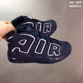 Nike Air More Uptempo Sneakers, Midnight Navy and White