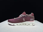On Cloudnova 2 Sneakers in Maroon and Peony