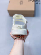 UGG GoldenGlow Slide Sandals in White