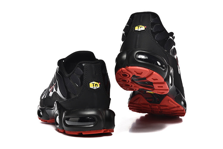 Nike Air Max Plus Sneakers in Black and Red