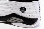 Jordan 14 Low Sneakers in White and Black
