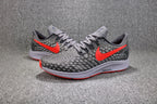 Nike Air Zoom Pegasus 35 Running Shoes, Grey/Crimson 942851-006