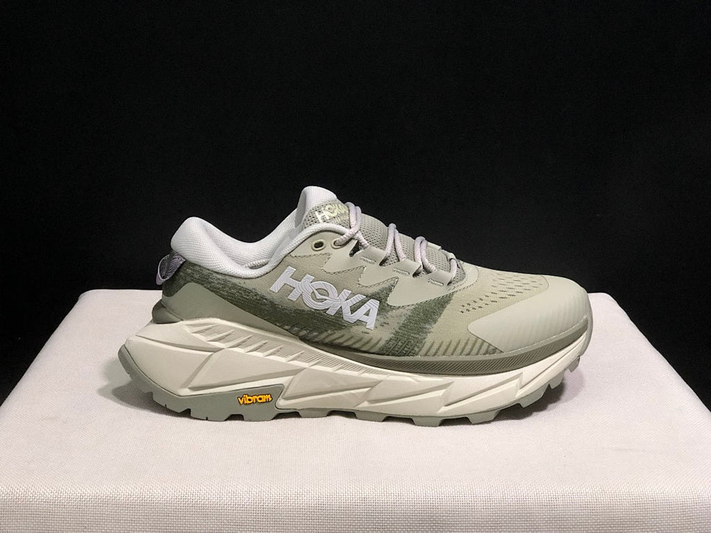 HOKA Skyline Float X Trail Sneakers, Gray Green