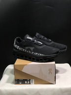 On Cloud X Sneakers in Black and Silver