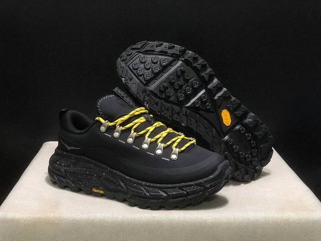HOKA Tor Summit Trail Sneakers Black and Yellow