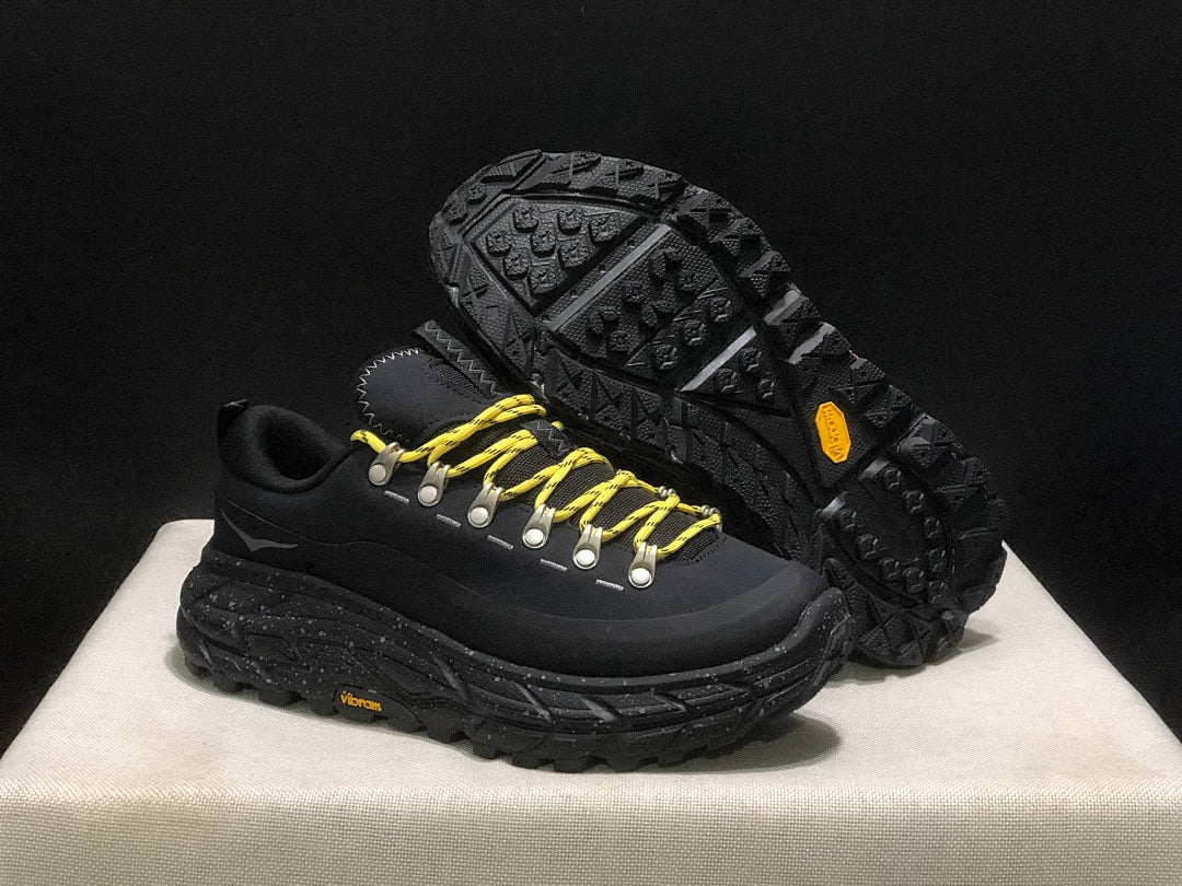 HOKA Tor Summit Trail Sneakers Black and Yellow