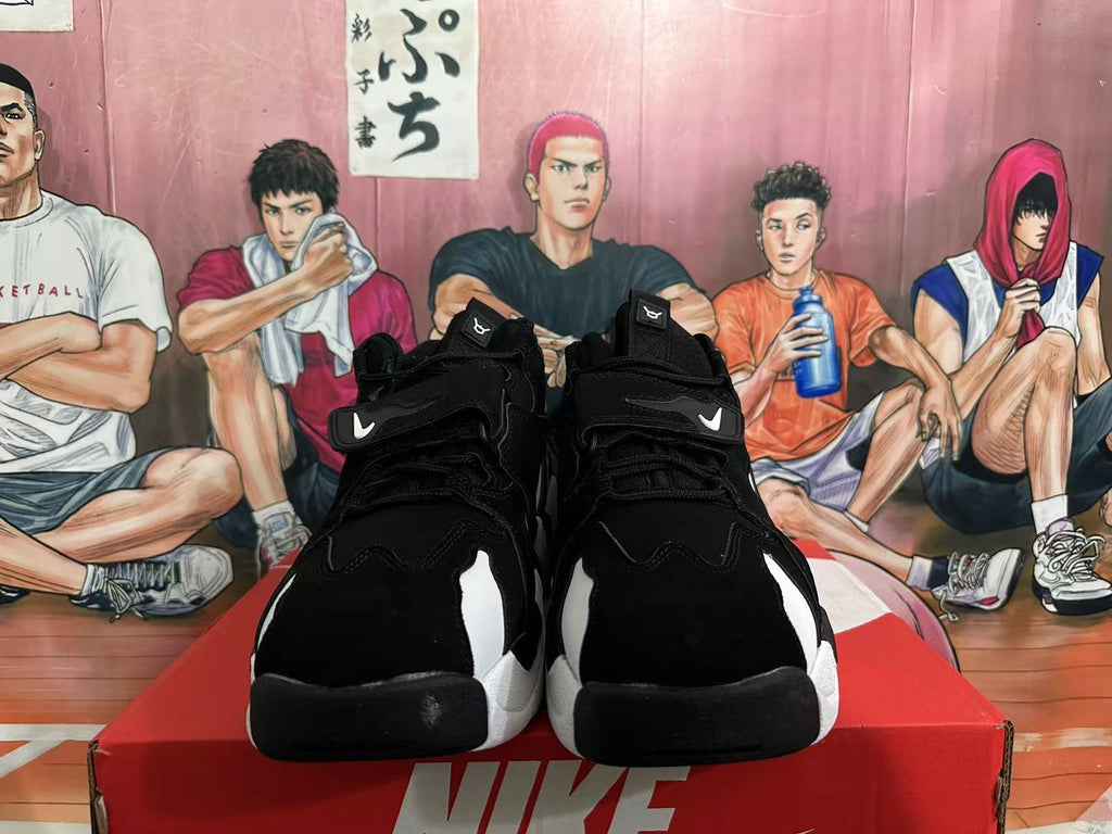Nike Black and White High-Top Sneakers