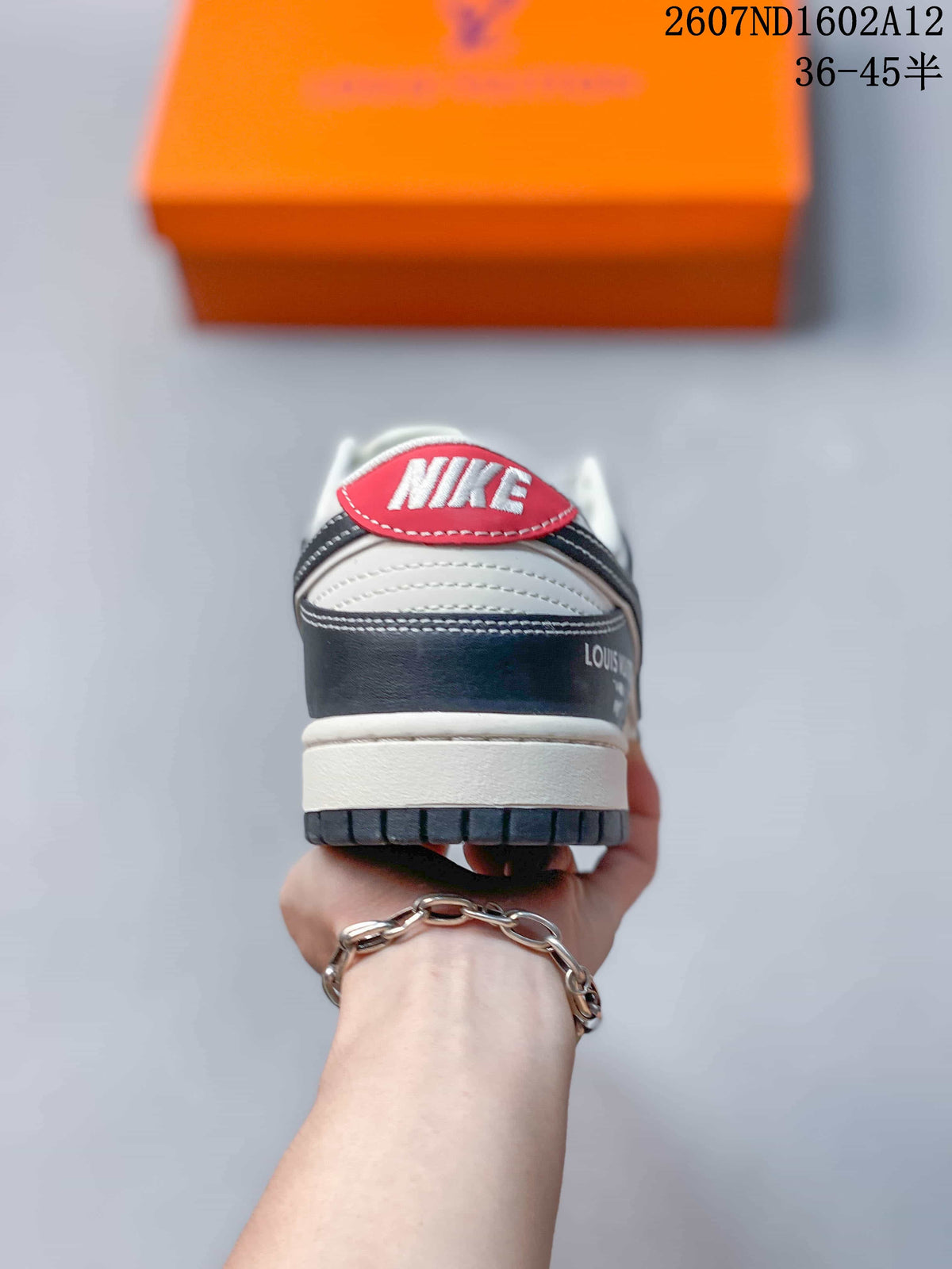 Nike SB Dunk Low Black White Red Sneakers