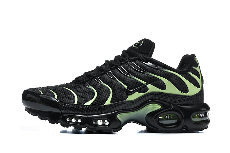 Nike Air Max Plus Sneakers Black and Volt Green