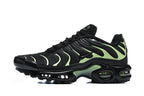 Nike Air Max Plus Sneakers Black and Volt Green