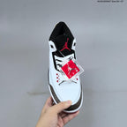 Air Jordan 3 OG World's Best Dad White Black Red Sneakers